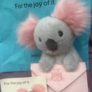 Jellycat KOALA with MESSAGE Valentines Collection 2026 authentic US seller NWT